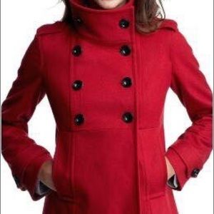 GAP Red Peacoat